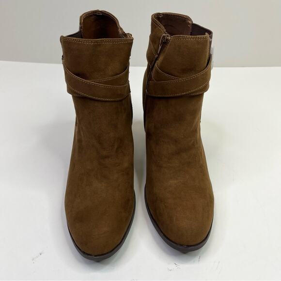 Style & Co Laleen buckled dress boots brown - 11 - Picture 4 of 13